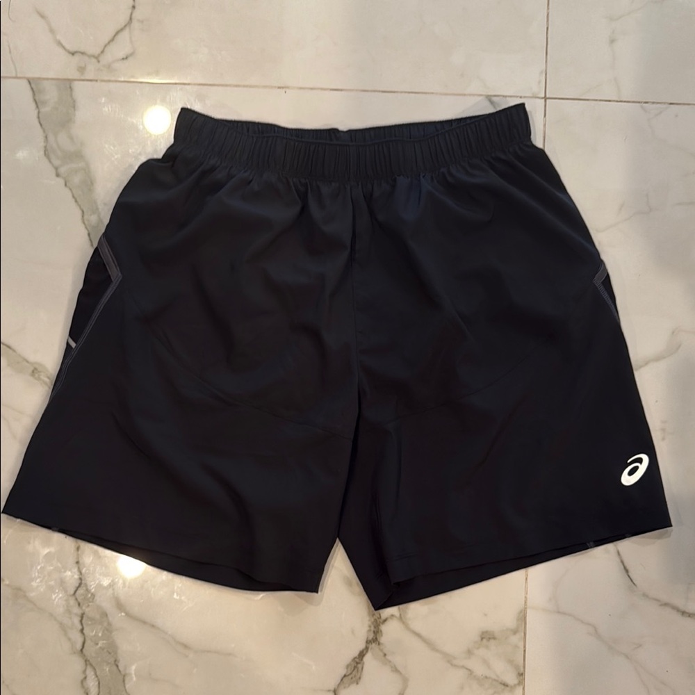 Asics Men's Black Running Shorts